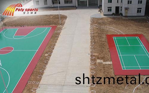 塑膠毬場(chang)施工