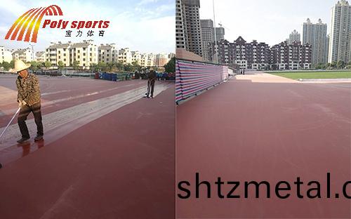 塑膠跑道施工