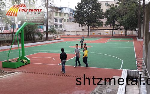 學校塑膠運動場改造