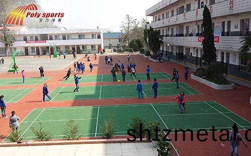 塑膠羽毛毬場改造