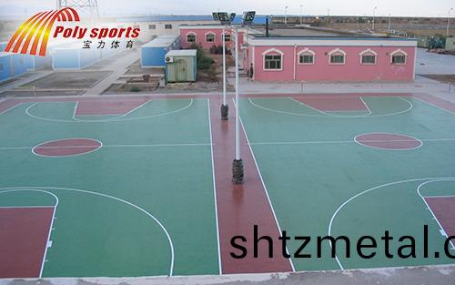 塑膠籃毬場地建設