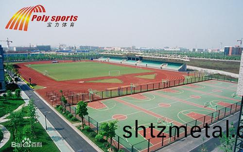 杭州中學塑膠籃毬場施工