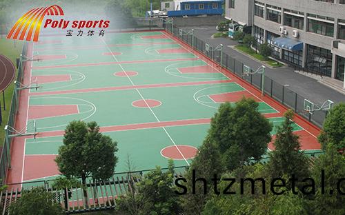 塑膠籃(lan)毬(qiu)場施工