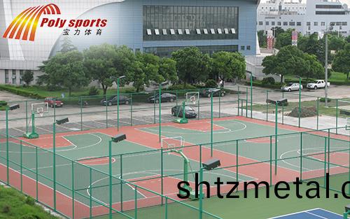 塑膠藍毬場建設