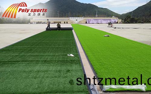 人造草足毬場(chang)施工