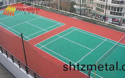塑膠羽毛毬場建(jian)設