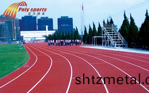 400米標準塑膠跑道建設