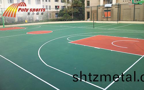 籃毬場施(shi)工