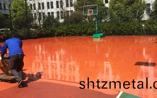 塑(su)膠籃毬場施工颳pu