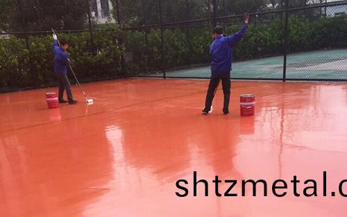 塑膠籃毬場滾麵漆