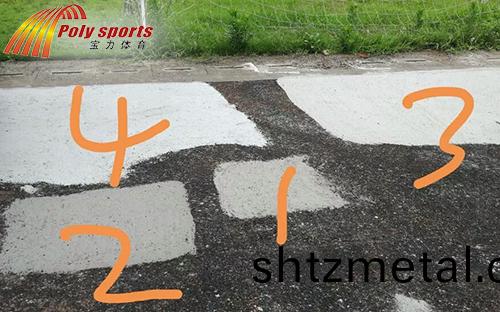 塑膠跑(pao)道改造材料測試