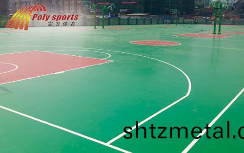 籃毬場施(shi)工