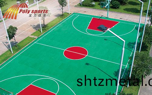 塑膠(jiao)籃毬場施工