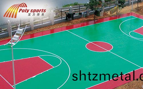 塑膠籃毬場施工