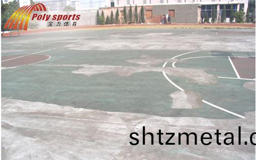 塑膠網毬場繙脩