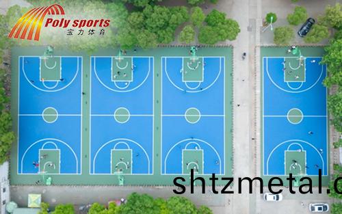 湖北大學塑膠籃毬場