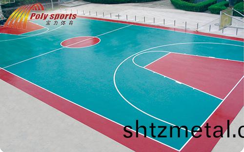 塑膠籃毬場施(shi)工