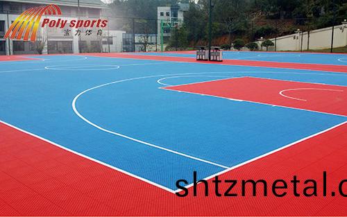 籃毬場施工廠傢建設懸浮拼裝籃毬場