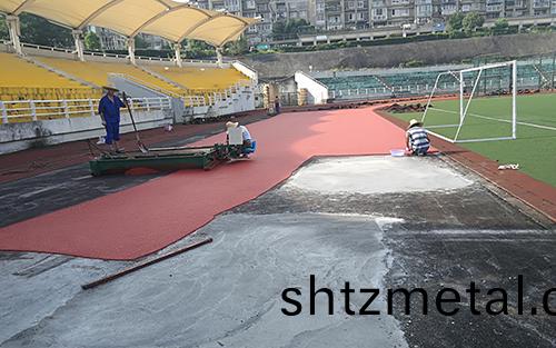 塑膠跑道施工