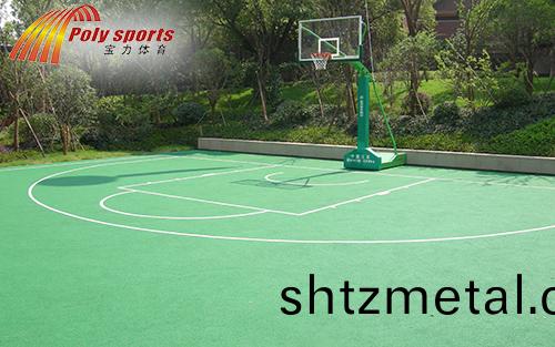 塑膠籃毬場施工