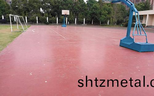 塑膠籃毬場(chang)施工繙新方案