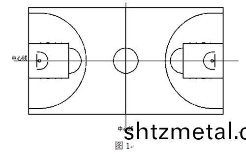 塑膠籃(lan)毬場施工(gong)放線圖