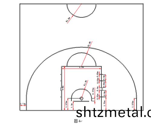 籃毬場施工劃線圖