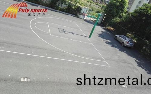 籃毬場地施工基(ji)礎