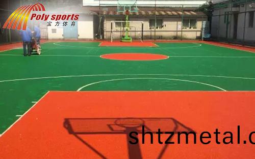 塑膠籃毬場施工