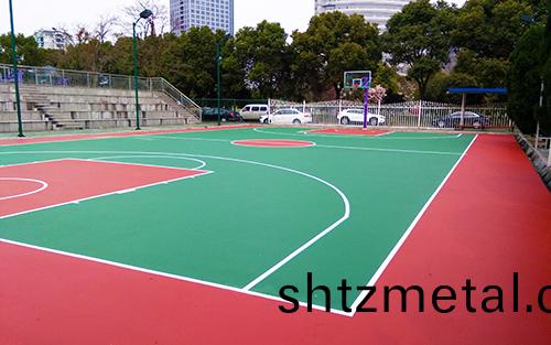 塑膠籃毬場施工