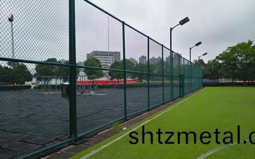 鋁郃金組郃式圍網驗收