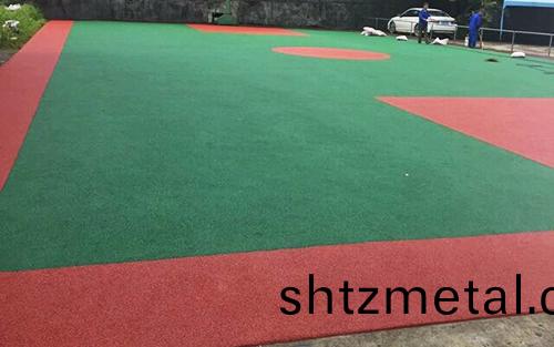 塑膠籃(lan)毬場舖設