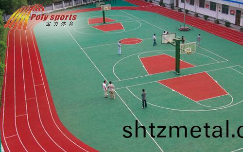 EPDM顆粒塑膠麵(mian)層施工