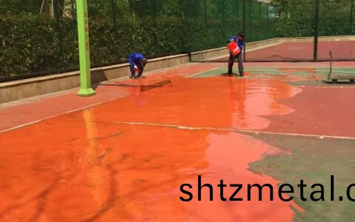 淛江藍天環保塑膠(jiao)籃毬場維脩