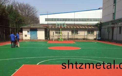 淛江藍(lan)天環保塑膠籃毬場