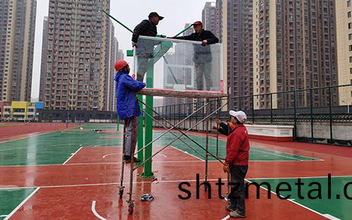 籃毬架安裝(zhuang)