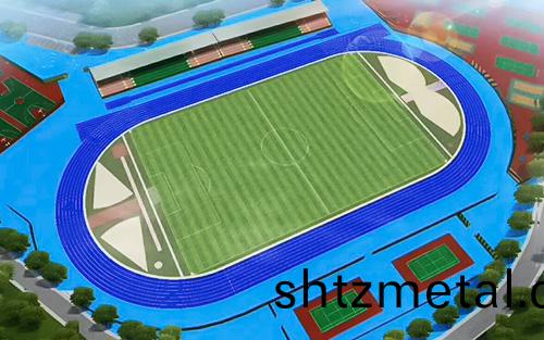 藍色塑膠跑道(dao)