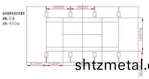 網毬場地(di)燈光設計方案圖