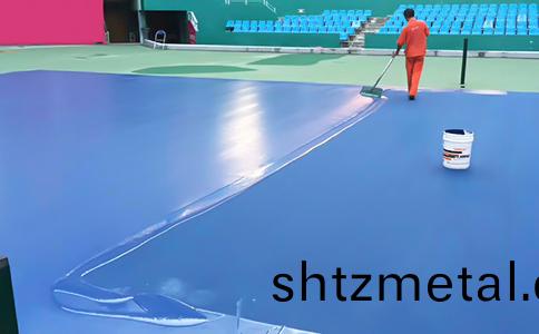 網毬場地麵(mian)施工