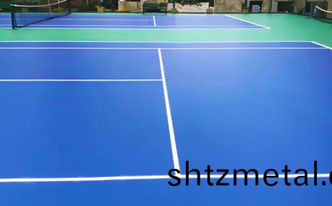 網毬場施工地麵(mian)材(cai)料(liao)