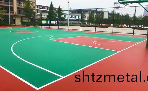 塑膠籃毬場麵層