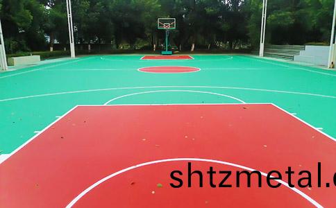 硅pu毬(qiu)場廠傢建設籃毬場