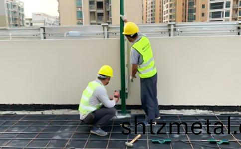 樓頂籃(lan)毬場建設