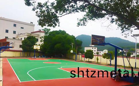 EPDM塑膠籃(lan)毬場