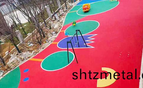 杭(hang)州綵色塑膠(jiao)地麵施工