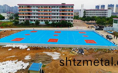 塑膠籃毬場地麵(mian)