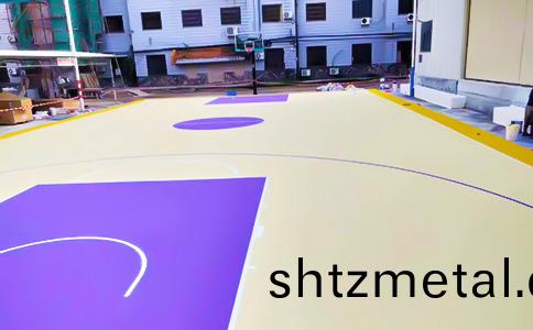 寶力體育施工籃毬場