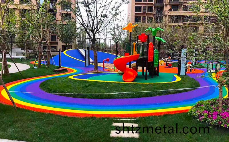 杭州epdm綵色顆粒場地