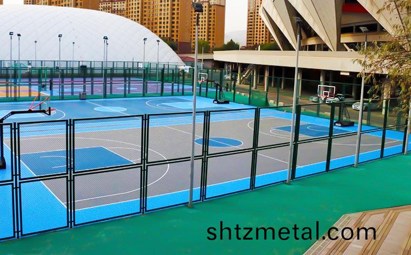 塑膠籃毬(qiu)場施工