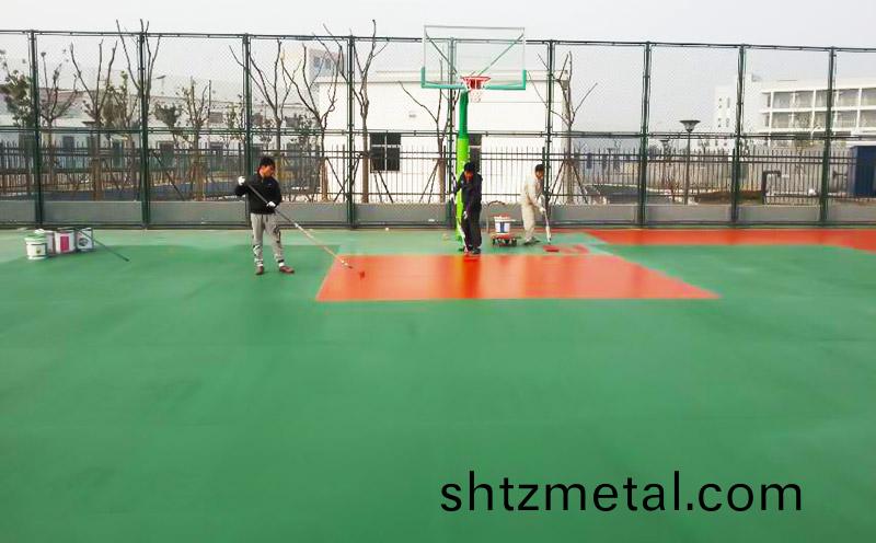 硅pu籃(lan)毬場施工